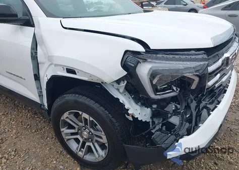 2026 GMC Terrain Fwd Elevation from USA, damaged, VIN 3GKALMEG9TL283292